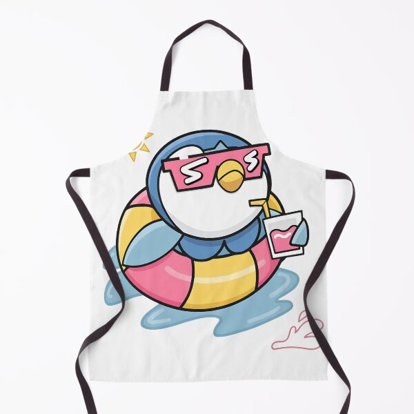 Item preview, Chill Penguin Summer Float Drink Funny Vacation designed and sold by msolgray.