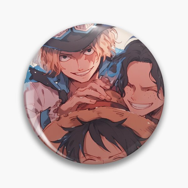 Item preview, Monkey D Luffy One Piece Brothers Joyful Crew Moment designed and sold by SuperTeamCanada.