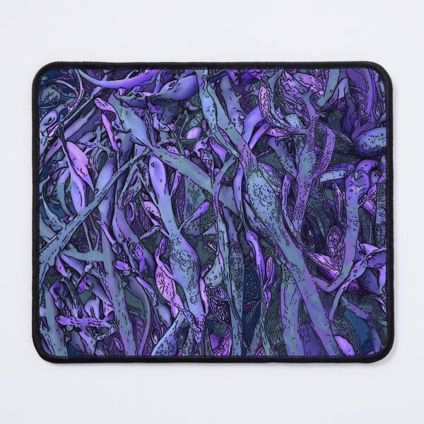 Item preview, Seaweed Abstract Purple and Blue designed and sold by Brightside-art.