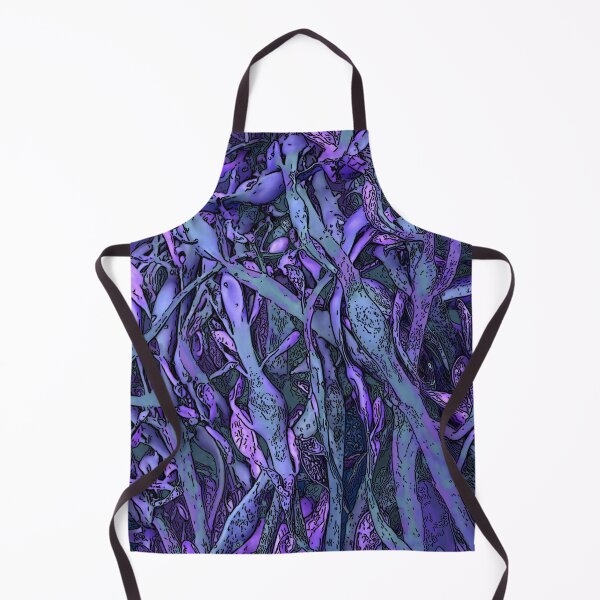 Item preview, Seaweed Abstract Purple and Blue designed and sold by Brightside-art.