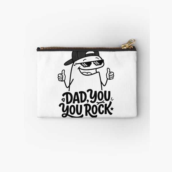 Item preview, Cool Dad You Rock Flork Meme with Baseball Cap designed and sold by drchzak.