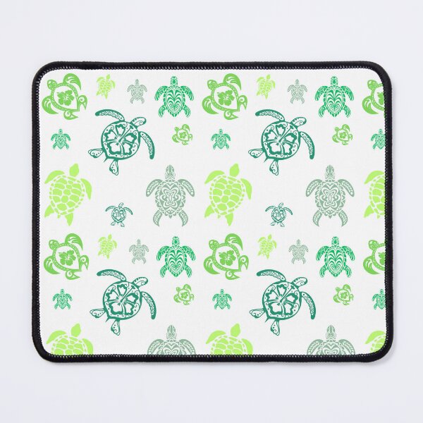 Item preview, Hawaiian Sea Turtle Bundle – Tribal Polynesian Hibiscus Honu Art, Green Boho Ocean Nature Gift designed and sold by DonnaRaine.