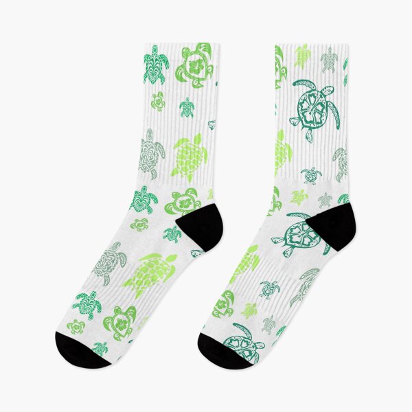 Item preview, Hawaiian Sea Turtle Bundle – Tribal Polynesian Hibiscus Honu Art, Green Boho Ocean Nature Gift designed and sold by DonnaRaine.