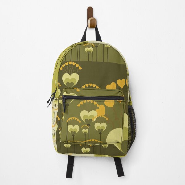 Item preview, Organic Geometric Floral Pattern in Natural Olive Green Tones designed and sold by PowerAntShop.
