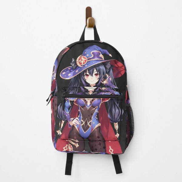 Item preview, Mona Genshin Impact Dark Background Mage Pose Star Charm designed and sold by SuperTeamCanada.