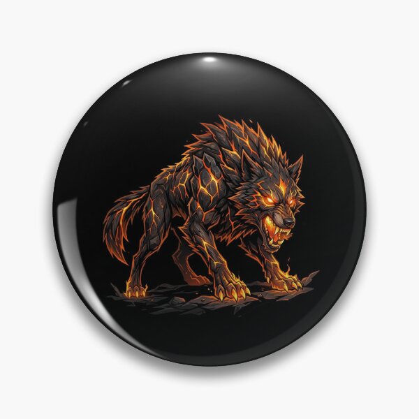 Item preview, Infernal Wolf designed and sold by Stickersdevelop.