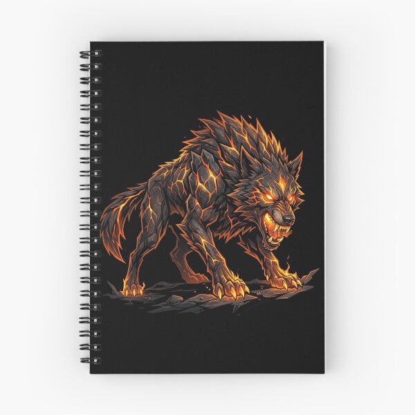 Item preview, Infernal Wolf designed and sold by Stickersdevelop.