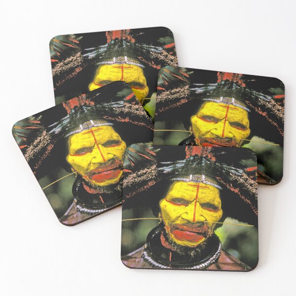 Item preview, Papua New Guinea Chief Art Photo designed and sold by DEC02.