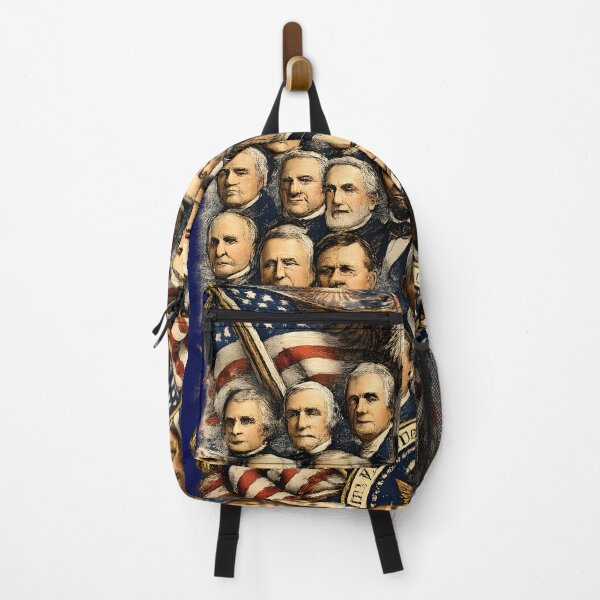 Item preview, US Presidents Collage Shirt | American Presidents Portrait Collection | Patriotic USA History Art | Vintage Americana Tees and Printed Merchandise designed and sold by RockyLambda.