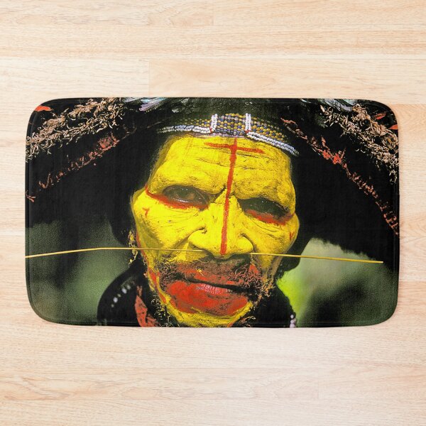 Item preview, Papua New Guinea Chief Art Photo designed and sold by DEC02.