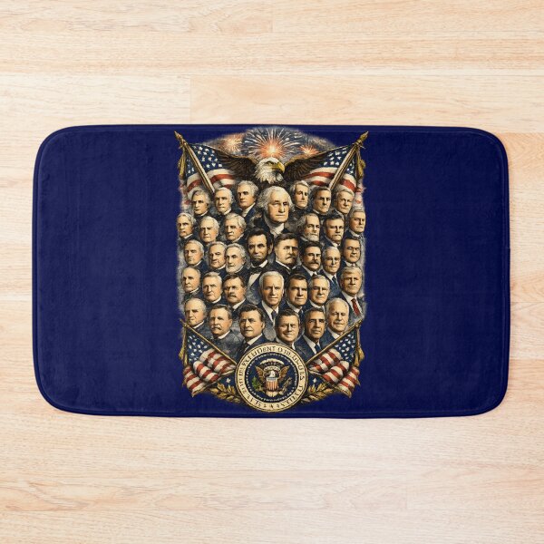 Item preview, US Presidents Collage Shirt | American Presidents Portrait Collection | Patriotic USA History Art | Vintage Americana Tees and Printed Merchandise designed and sold by RockyLambda.