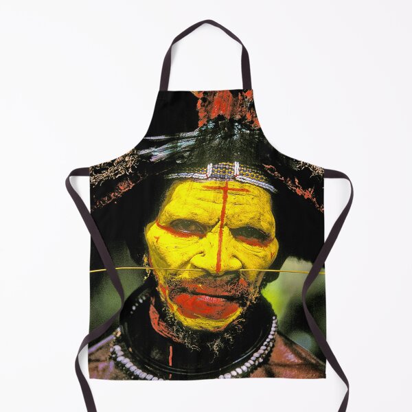 Item preview, Papua New Guinea Chief Art Photo designed and sold by DEC02.