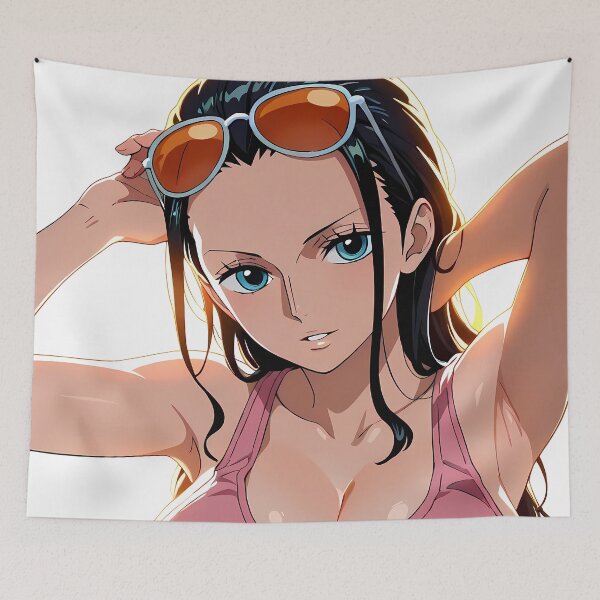 Item preview, Nico Robin One Piece Classic Pink Tank Look designed and sold by SuperTeamCanada.
