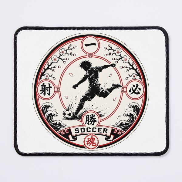 Item preview, Issha Hissho – Japanese Kamon Soccer Sticker Art designed and sold by Locker39.
