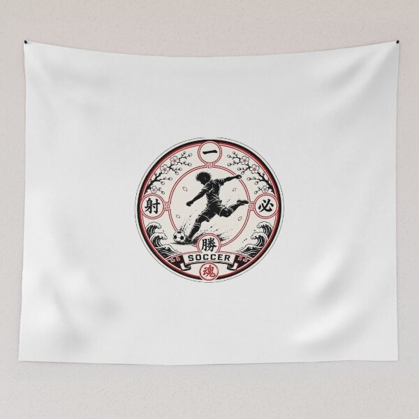 Item preview, Issha Hissho – Japanese Kamon Soccer Sticker Art designed and sold by Locker39.