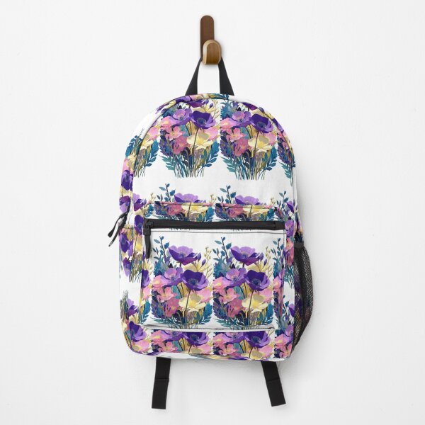 Item preview, Purple Flower Bouquet Botanical Art  designed and sold by Atlasoloji.