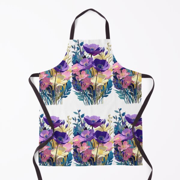 Item preview, Purple Flower Bouquet Botanical Art designed and sold by Atlasoloji.