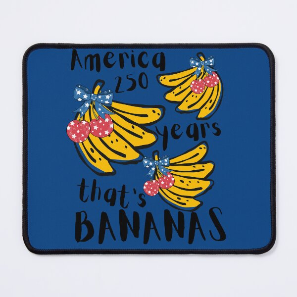 Item preview, Patriotic 250 Years That's Bananas, Red White and Blue, USA Coquette Cherries, American Banana Independence Day designed and sold by Forevermore.