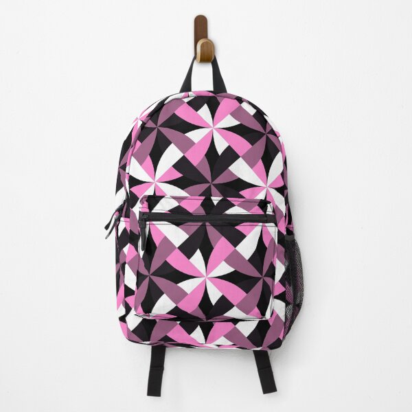 Item preview, Pink, White And Black Pinwheel-Style Geometric Pattern designed and sold by DEC02.