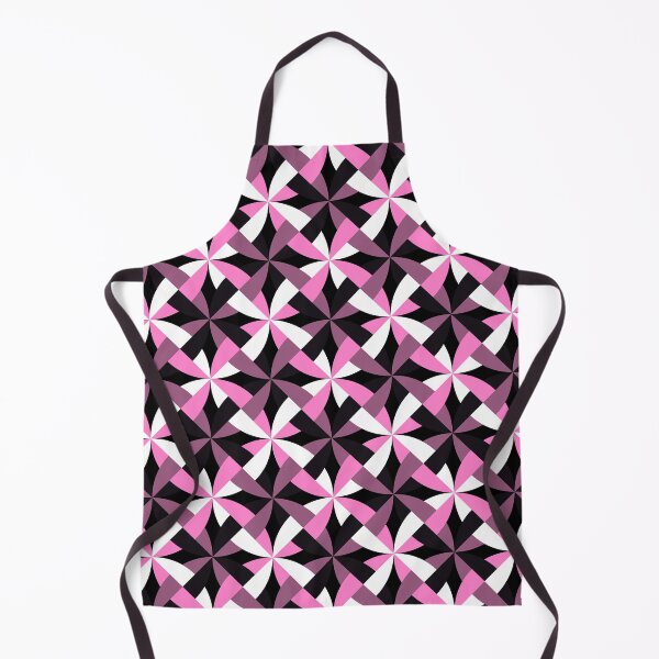 Item preview, Pink, White And Black Pinwheel-Style Geometric Pattern designed and sold by DEC02.
