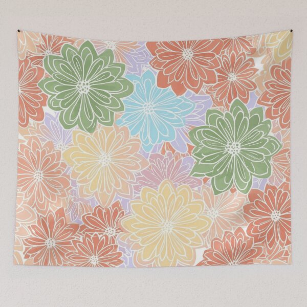 Item preview, Pastel flowers  designed and sold by Roxburylane.
