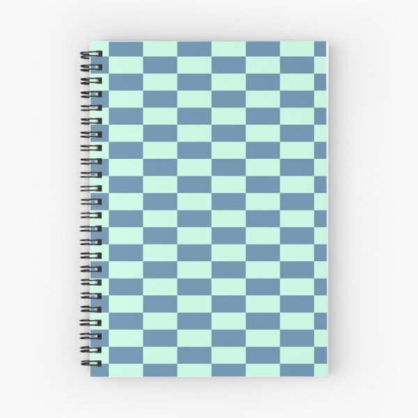 Item preview, Aero blue & air force one blue rectangles checkered designed and sold by Mint + Midnight.
