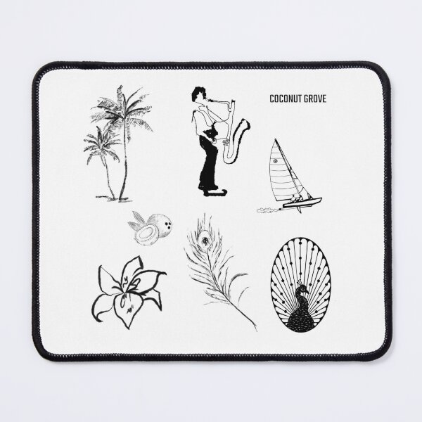 Item preview, COCONUT GROVE- MIAMI STICKER SET designed and sold by toriisturtle.