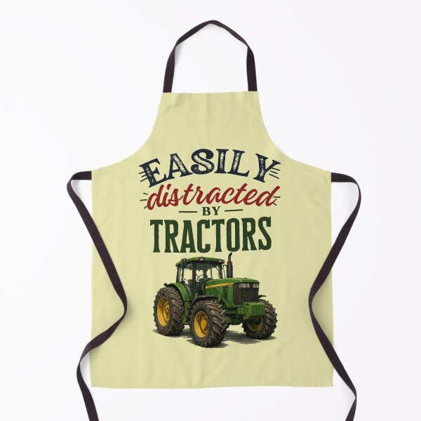 Item preview, Easily distracted by tractors vintage farm  designed and sold by Rue Market.