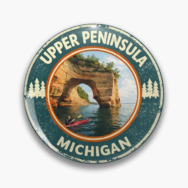 Item preview, Upper Peninsula Michigan Emblem designed and sold by devonclemon.