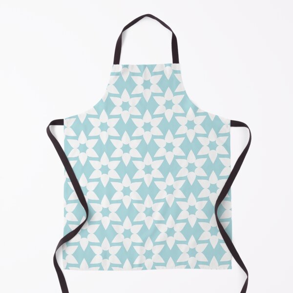 Item preview, Powder blue & white abstract flowers designed and sold by Mint + Midnight.