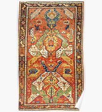 Dragon Antique Azerbaijan Rug Poster