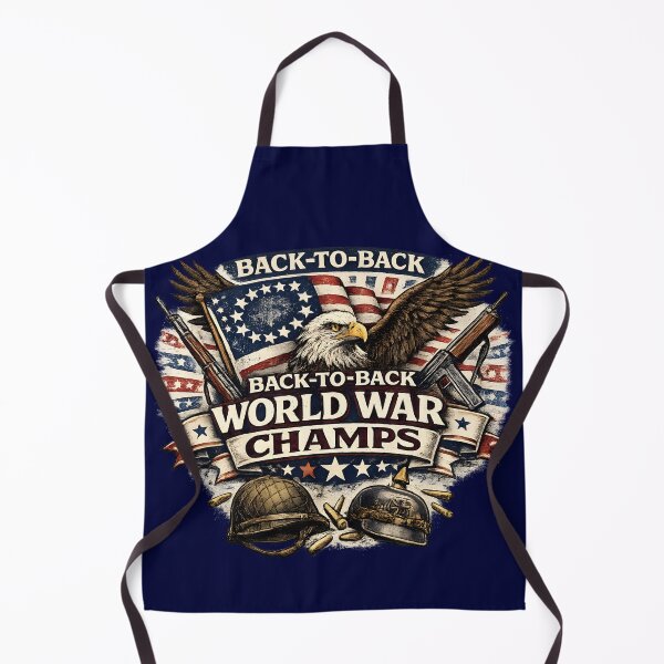 Item preview, Back-to-Back World War Champs Shirt | Funny Patriotic USA Eagle Tee | Vintage American Pride Independence Day Shirt and Printed Merchandise designed and sold by RockyLambda.