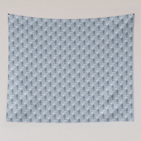 Item preview, Monochromatic Painterly Abstract in Blue designed and sold by Artistestella.