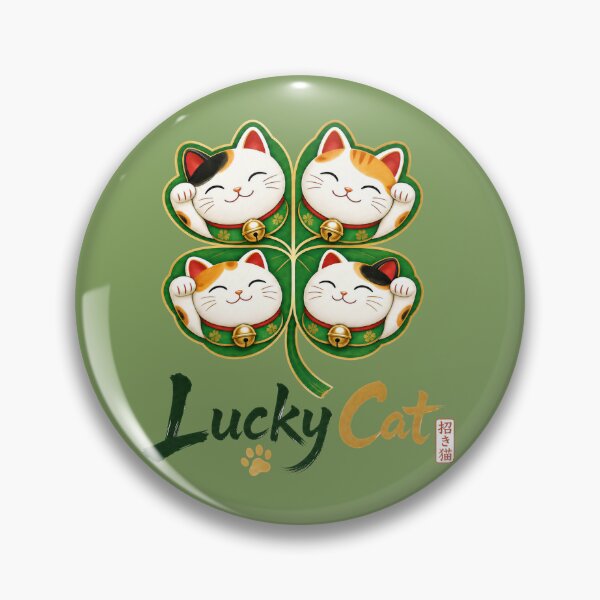 Item preview, Lucky cats Four Leaf Clover , chinese designed and sold by CornershopTee.
