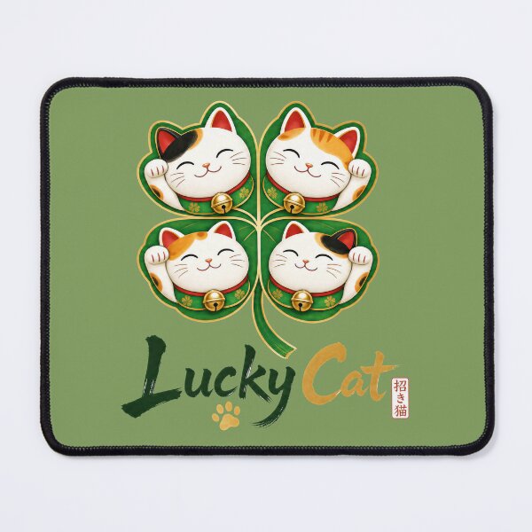 Item preview, Lucky cats Four Leaf Clover , chinese designed and sold by CornershopTee.