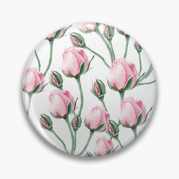 Item preview, Pink Rose Buds Floral Pattern  designed and sold by Atlasoloji.