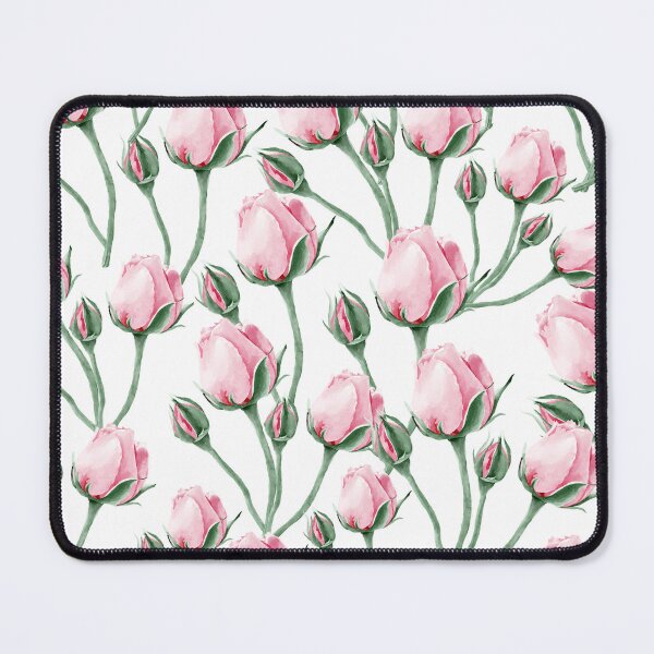 Item preview, Pink Rose Buds Floral Pattern designed and sold by Atlasoloji.