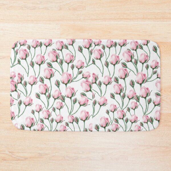 Item preview, Pink Rose Buds Floral Pattern  designed and sold by Atlasoloji.