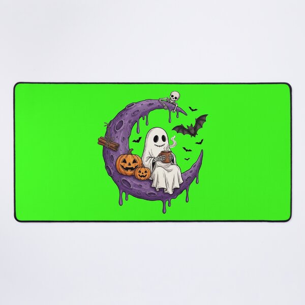 Item preview, Spooky Cute Ghost Drinking Coffee Moon designed and sold by Art-spree.