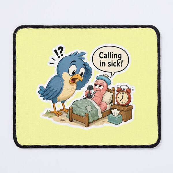 Item preview, Early Bird Sick Day designed and sold by AndreBarnard.