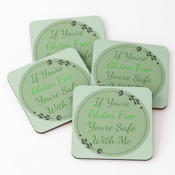 Item preview, You’re Gluten Free You’re Safe With Me Floral Design designed and sold by Vileprint.