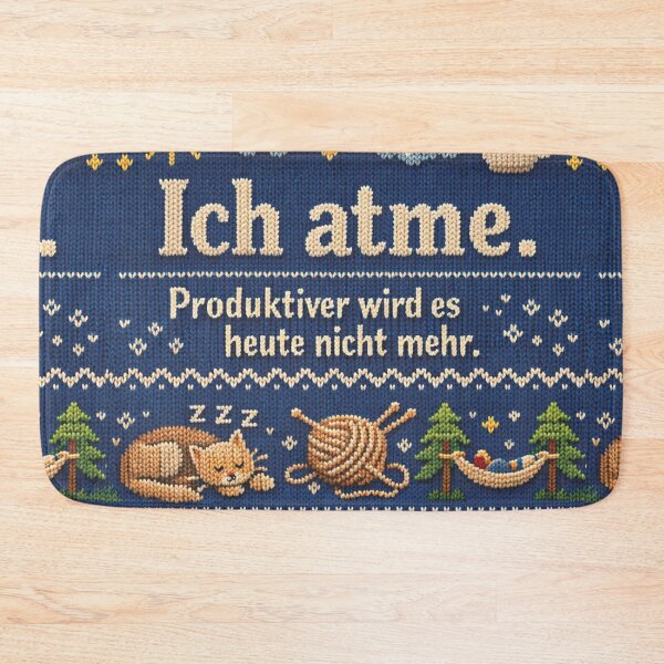 Item preview, I breathe. It won't get more productive today. (Quote) designed and sold by Mauswohn.