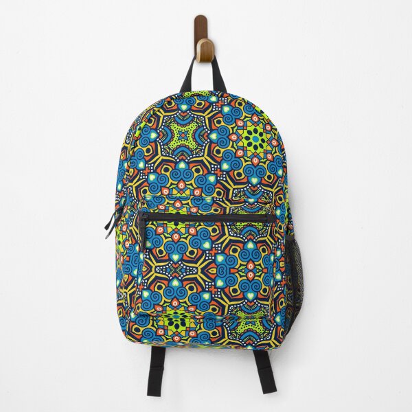 Item preview, Blue, Yellow, And Lime Mexican Tile Art Pattern designed and sold by DEC02.