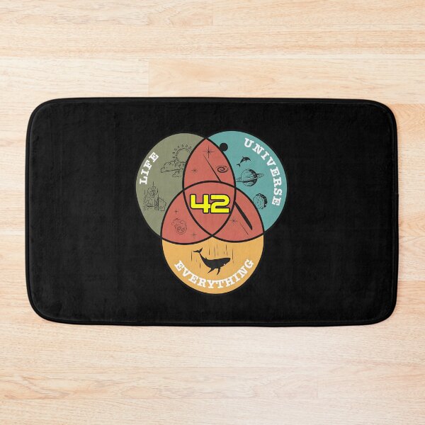 Item preview, Life Universe Everything Venn Diagrams designed and sold by AgentJerichoArt.