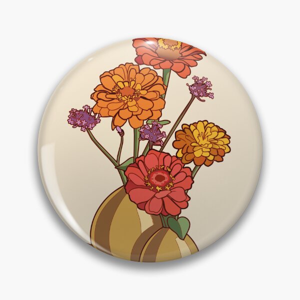 Item preview, Vintage floral art in vase closeup on the table. designed and sold by Gtstwentyoneart.