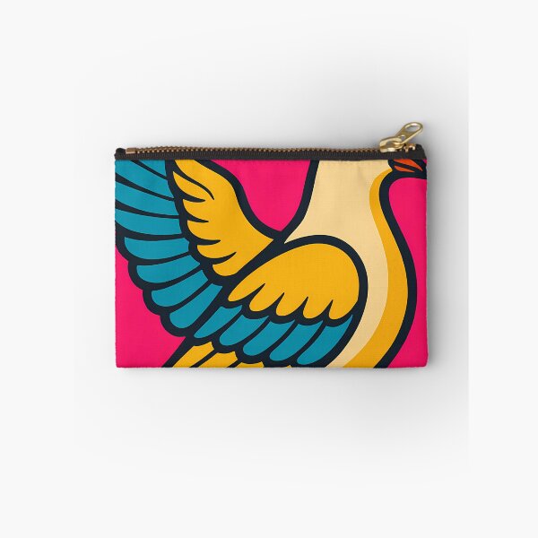 Item preview, Retro Pop Art Poster Illustration of Dove Bird | Bold Peace Symbol Print with Elegant White Wings & Modern Nature Aesthetic | Vintage Avian Wall Art Decor designed and sold by PaintedPixels01.