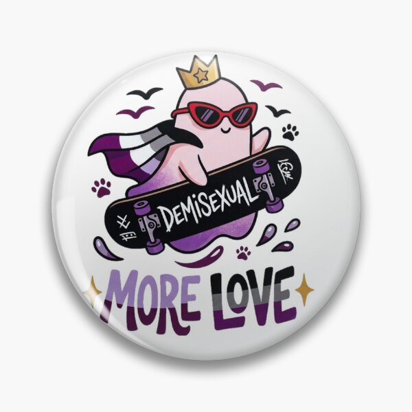 Item preview, Ghost Demisexual designed and sold by devonclemon.