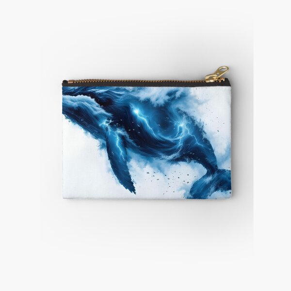 Item preview, Storm Whale Lightning World Ocean Day Art Print designed and sold by DreamyWallVibes.