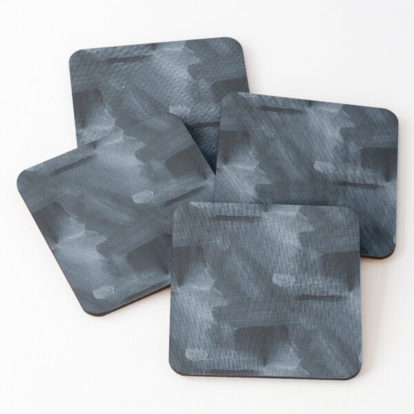 Item preview, Monochromatic Painterly Abstract in Navy Blue designed and sold by Artistestella.