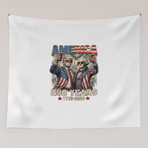 Item preview, 250 Years America Anniversary 250th Trump Washington Vintage designed and sold by KillianGrantM.